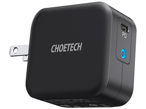 Cargador para Pared Choetech Q6006 Universal de 61W, USB Tipo C, Color Negro.