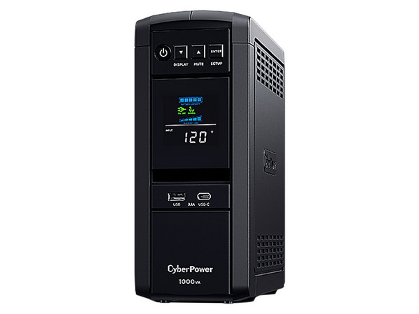 UPS NoBreak CyberPower de 1000VA/600W con 10 contactos NEMA 5-15R, voltaje de entrada 120V.