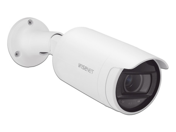 Cámara de vigilancia IP Tipo Bala Hanwha AN-OL7082R de 4MP, IR hasta 30m, WiseStream , IP66, PoE. - imagen 3