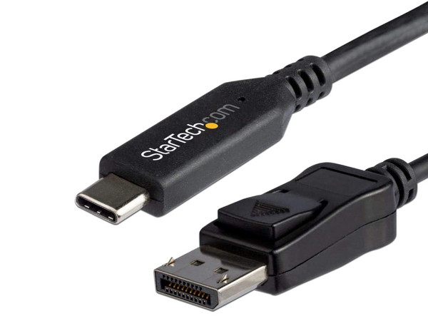 Cable adaptador de Video StarTech de USB-C a DisplayPort (M) , 1.8m.