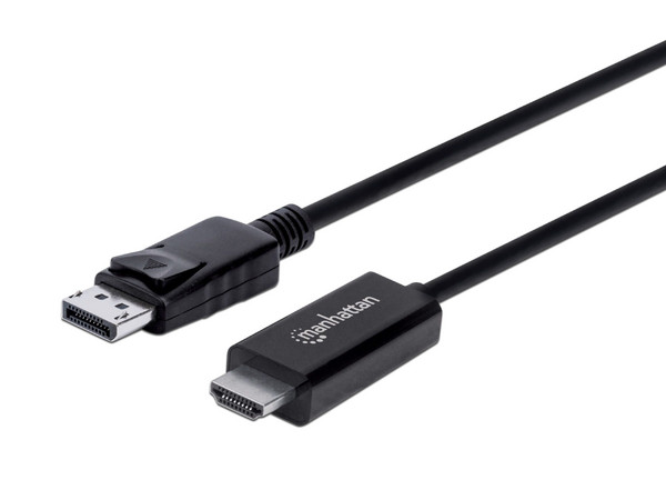 Cable de Vídeo Manhattan de DisplayPort a HDMI (M-M), 3m. Color Negro.