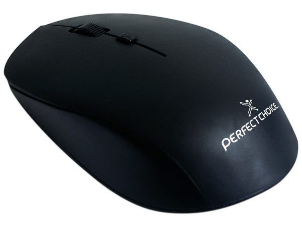 Mouse Inalámbrico Perfect Choice Root Pro hasta 2200 dpi, 4 Botones, Bluetooth. Color Negro.