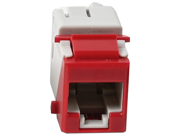 Jack Siemon UltraMAX Cat6, UTP, Tipo Keystone, Color Rojo.