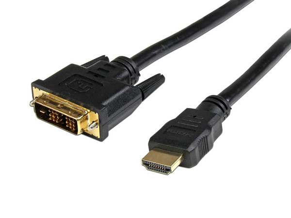 Cable de Video de HDMI (M) a DVI-D (M), 91cm.
