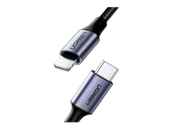 Cable UGREEN USB-C a Lightning de 1m, Adecuado para iPhone, iPad y iPod. - imagen 2