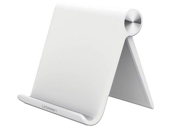 Soporte Portátil  UGREEN LP115 para Tablet, Ajustable, Color Blanco.