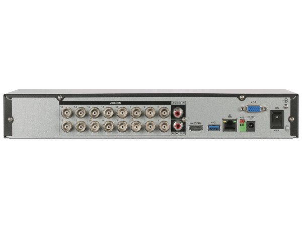 DVR Dahua  DH-XVR5116H-4KL-I3 de 16 canales IP de 8MP (4K) y 16 Canales IP, 2 Canales de Reconocimiento Facial, 1 Puerto SATA de hasta 16TB (Disco Duro No Incluido). - imagen 2