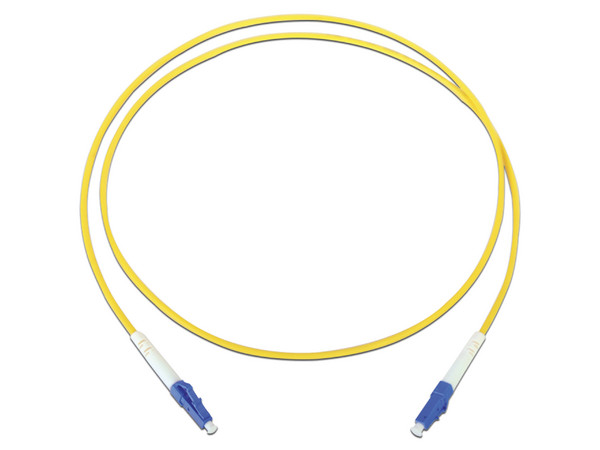 Jumper de Fibra Óptica LinkedPro LP-FO-6014B, Monomodo, LC a LC, 1m, Color Amarillo.