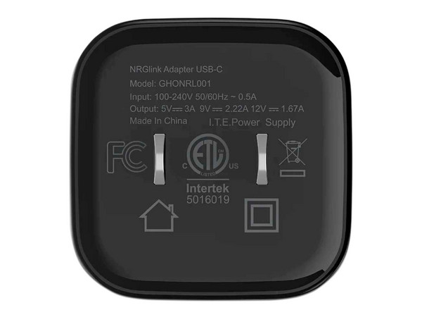 Cargador GHOSTEK GHONRL001, Carga Rápida de 20W, USB-C. Color Negro. - imagen 3