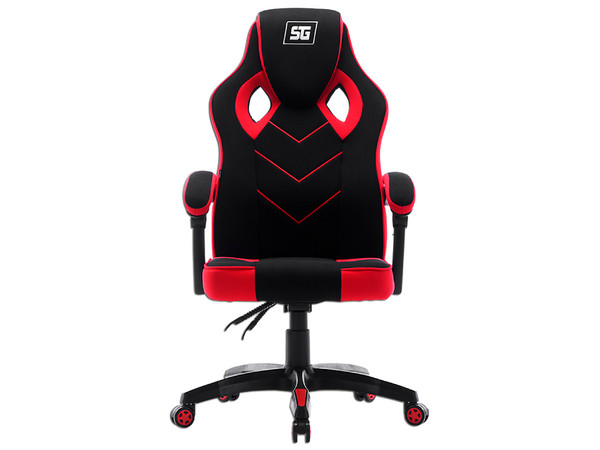 Silla Gamer Vorago Start The Game CGC301-RD, respaldo reclinable, soporta hasta 120kg, ruedas ABS 60mm. Color Rojo.