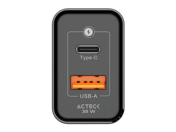 Cargador de pared Acteck Energon Prime con 1 puerto USB, 38w carga rápida. Color Negro. - imagen 2