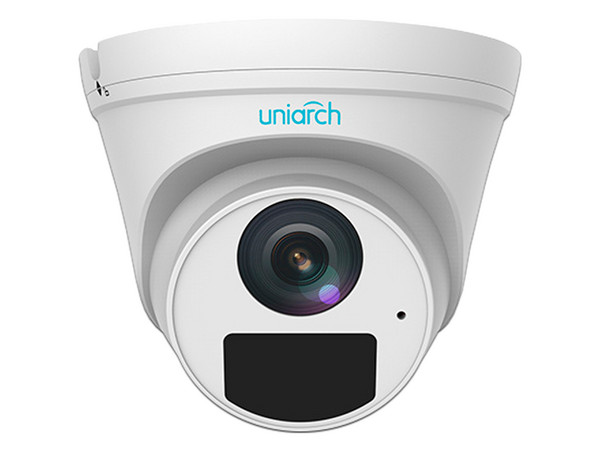Cámara de Vigilancia tipo Domo Uniarch IPC-T125-APF28 de 5MP (2592 x 1944), Lente de 2.8mm, IR hasta 30m, IP67, Color Blanco.