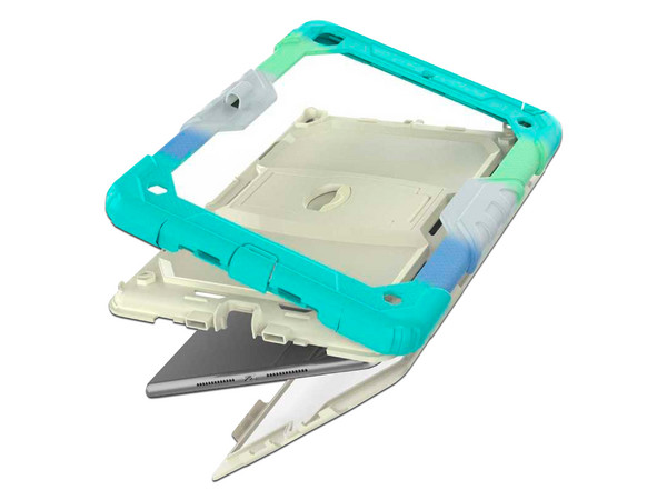 Funda protectora Tekku StandC para iPad 9, 8 y 7 de 10.2", Multi-color Azul. - imagen 3