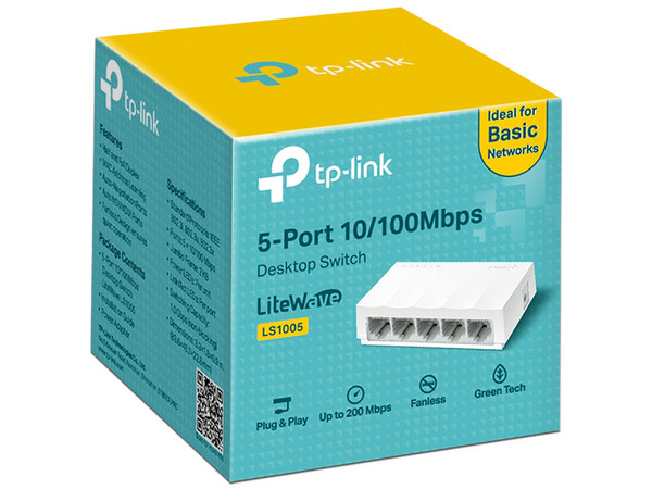 Switch TP-LINK de 5 Puertos, 10/100 Mbps. - imagen 2