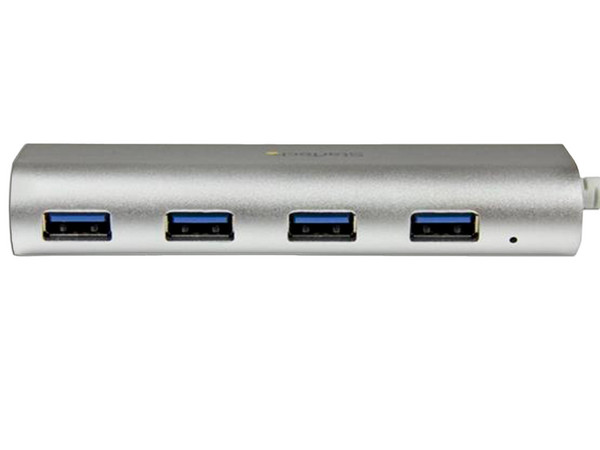 Concentrador portátil USB 3.0 de 4 puertos, Hub con cable incorporado. - imagen 3