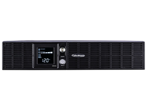 No-Break UPS Cyberpower OR1500LCDRT2U, 1500 VA con 8 contactos NEMA 5-15R, Rack 2U, Color Negro.