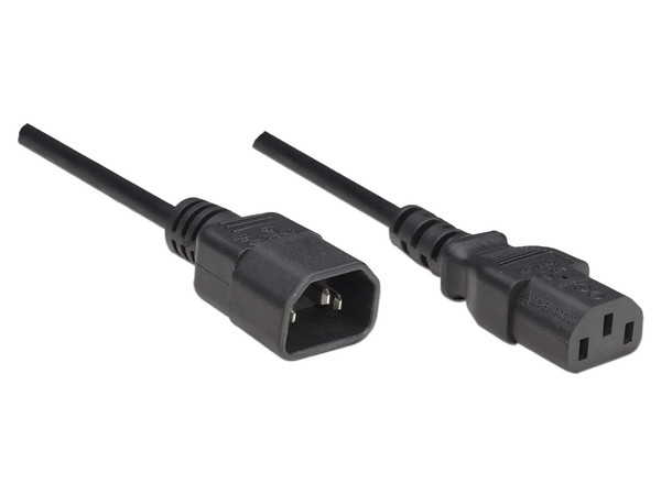 Extensión de cable de alimentación de C14 a C13, 1.8 m. - imagen 2