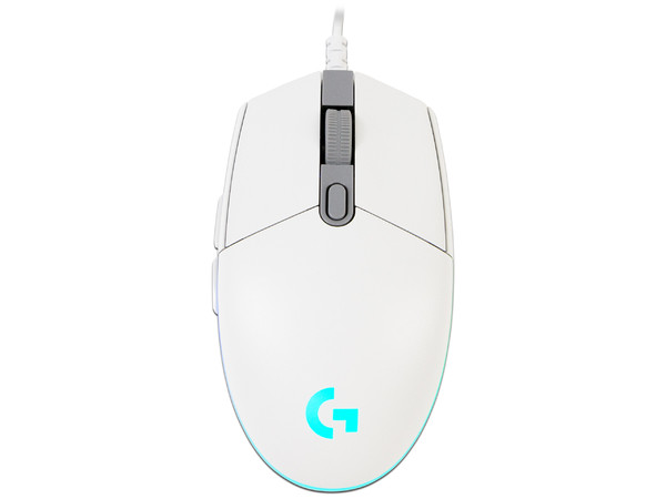 Mouse Gamer Logitech G203 RGB LIGHTSYNC, Hasta 8,000 dpi, Iluminación RGB, 6 botones, USB, Color Blanco. - imagen 2