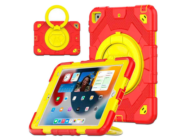 Funda protectora Tekku Spider para iPad 9, 8 y 7 de 10.2", Color Rojo/Amarillo. - imagen 2