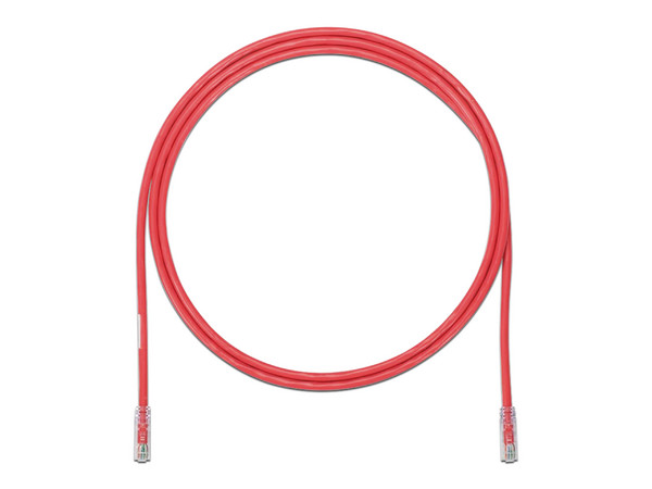 Cable de Parcheo Panduit, UTP Cat6A, Calibre 24AWG, 2.1m. Color Rojo.