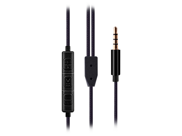 Audífonos con micrófono Hune Haya, 3.5mm. Color Café. - imagen 2