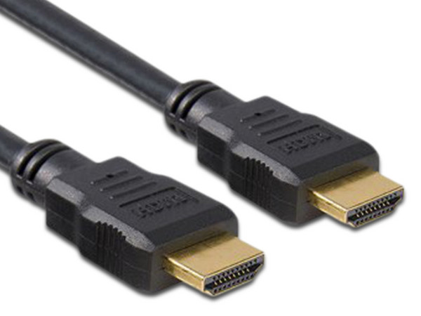 Cable de Video BRobotix HDMI (M-M) de 90cm, Color Negro.
