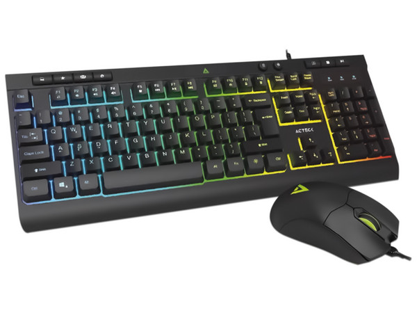 Kit de Teclado y Mouse Gamer Acteck CREATOR AUREAN PRO MK477G, Iluminación LED, Color Negro. - imagen 2