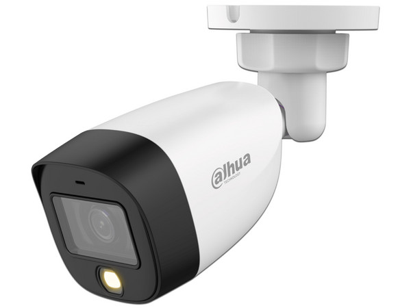 Cámara Bullet Full Color de 5 MP DAHUA HAC-HFW1509C-LED-28, Lente de 2.8 mm, 112 Grados de Apertura, Leds para 20 m, WDR de 120 dB.