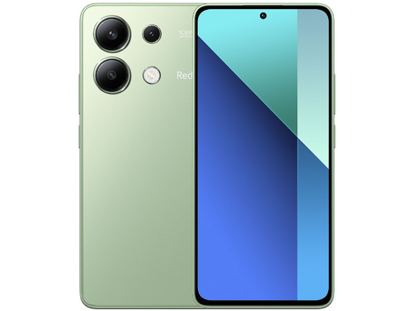 Smartphone Xiaomi Redmi Note 13: Procesador Snapdragon 685 (hasta 2.8 GHz), Memoria RAM de 6GB, Almacenamiento de 128GB, Pantalla AMOLED de 6.67" FHD+, Bluetooth, Wi-Fi 5,Cámara Principal de 108MP, Android 13, Color Verde.