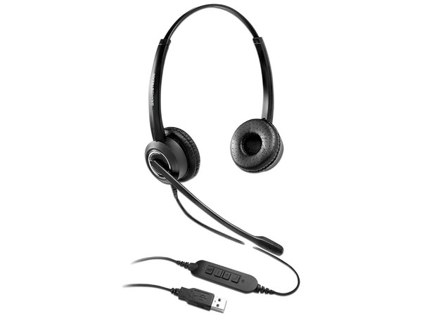 Audífonos Tipo Diadema Grandstream GUV3000, USB, Color Negro.