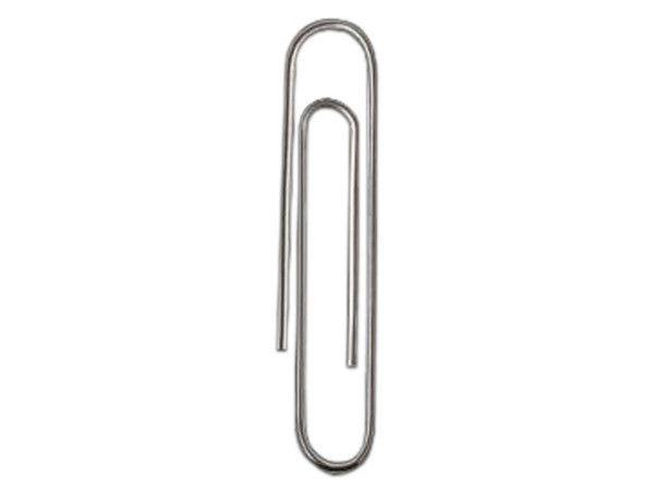 Clip Estándar Nextep Niquelado, #1, 32mm, caja con 10 unidades con 100 Clips c/u. - imagen 2