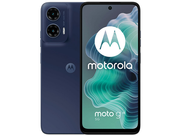 Smartphone Motorola Moto G35 5G: Procesador Unisoc T760 (hasta 2.0 GHz), Memoria RAM de 4GB, Almacenamiento de 256GB, Pantalla LED-Multi-Touch de 6.7" HD+,Bluetooth, Wi-Fi, Cámara principal de 50MP, Android 14, Color Negro.