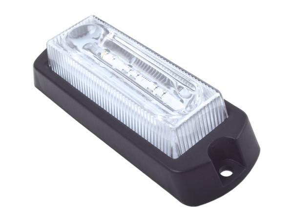 Luz Auxiliar Ultra Brillante de 8 LEDs, en color Rojo/Azul con mica transparente. - imagen 2