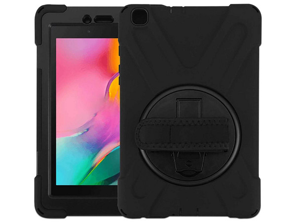Funda Protectora Mybat Cover, Compatible con Samsung Galaxy Tab A de 8", Color Negro.