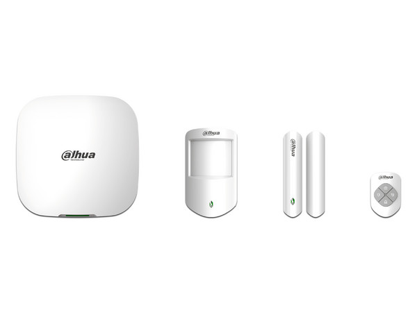 Kit de Alarma Dahua DHI-ART-ARC3000H-03-W2, Incluye Panel Wi-Fi DHI-ARC3000H-W2, Un Sensor de Movimiento DHI-ARD1233-W2, Un Contacto Magnético DHI-ARD323-W2 y Control Remoto, Color Blanco.
