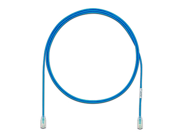 Cable de Parcheo Panduit UTP28X1BU, UTP Cat6A, Calibre 28 AWG, 30cm. Color Azul.