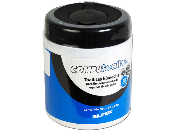 Toallas húmedas limpiadoras Silimex, para uso exclusivamente externo, 30pzs.
