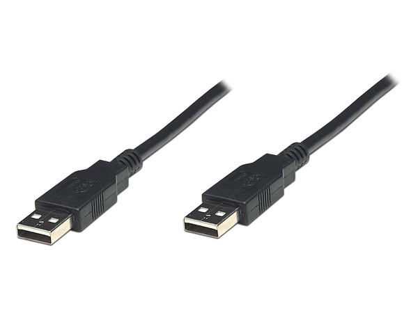 Cable USB 2.0 Manhattan (M-M), 1.8m. Color Negro.