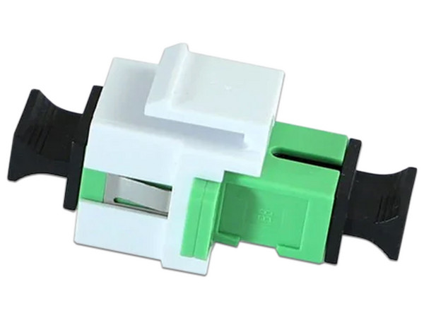 Modulo Acoplador Enson EPRO-SCSCMM, Conector SC/APC Simplex, Color Verde.