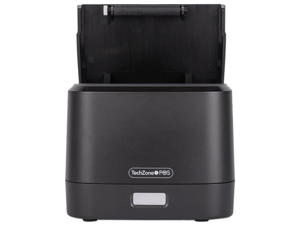 Impresora Térmica Para Punto de Venta TechZone TZPOIMT01, 203 DPI, Interfaz RJ-11, Color Negro. - imagen 3
