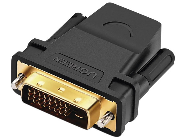 Adaptador UGREEN de DVI 24+1 (M) a  HDMI (H).