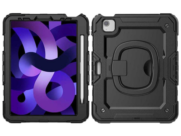 Funda Protectora TEKKU HandleD uso Rudo para iPad Air 5, Color Negro. - imagen 2