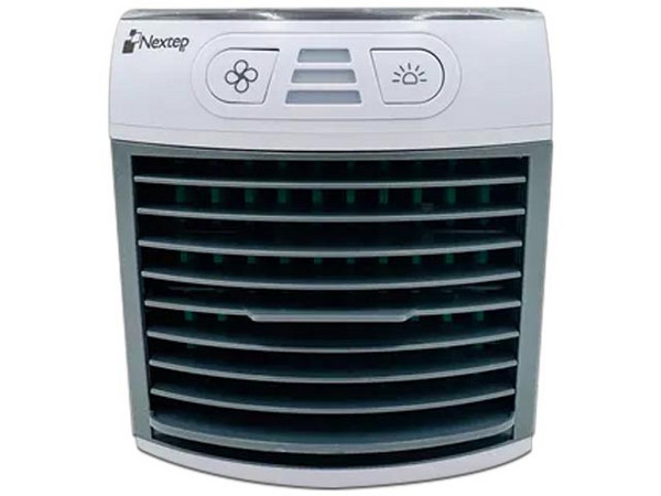 Enfriador Personal de Escritorio Nextep NE-691, 3 Velocidades, Tipo C. Color Blanco.
