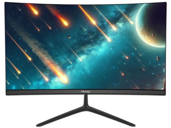 Monitor Curvo Nextep NE-723C de 23.8", Resolución 1920 x 1080 (Full HD 1080p).