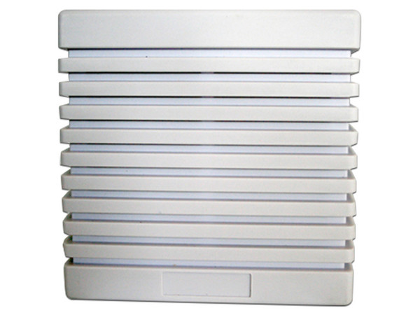 Sirena 15 Watts Paamon PAM-I15W Doble Tono con Salida Alámbrica y Nivel de Sonido de 108 dB. Color Blanco.