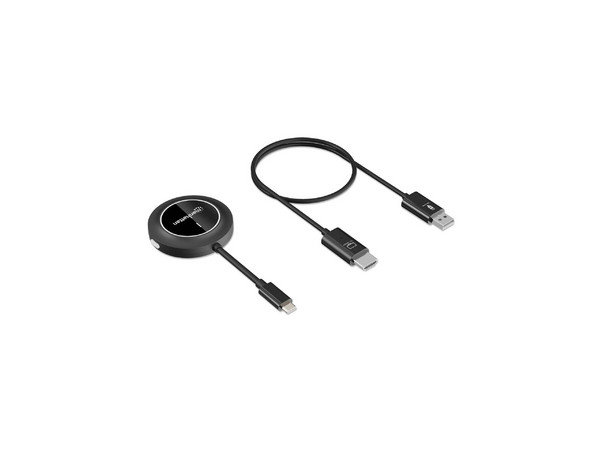 Kit para Presentación de Pantalla Manhattan 208420 Inalámbrico, USB C, HDMI, Color Negro. - imagen 2