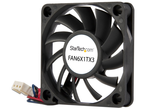 Ventilador StarTech de 60mm, 4000 RPM, 28dBA. Color Negro.