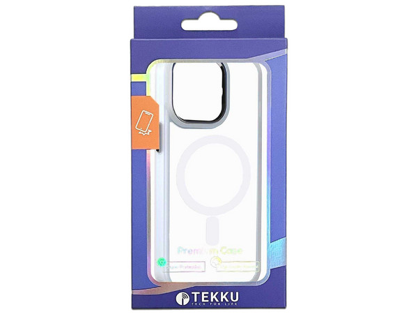 Funda TEKKU TK-01-007-004-03 ClrColor para iPhone 15 PLUS, Transparente, Compatible con MagSafe. - imagen 3