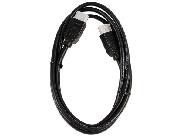 Cable HDMI macho a macho, ARC, 3D, 4K@30Hz, blindado, 1.5 m (5 pies), negro - imagen 2