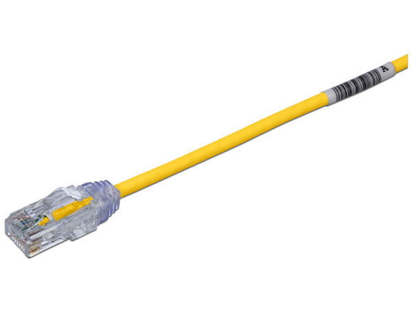 Cable de Red Panduit TX6, Cat6, UTP (M-M), 28 AWG, 0.3m. Color Amarillo.